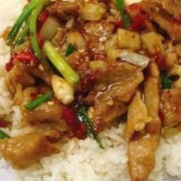 ข้าวราดพริกเผาไก่