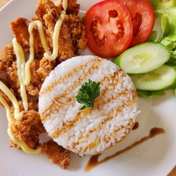 ข้าวหน้าไก่กรอบเทอริยากิ