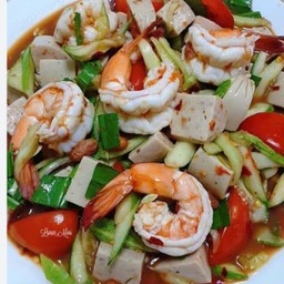 ตำแตงกุ้งสุก