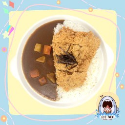 ข้าวแกงกะหรี่ปลาทอด