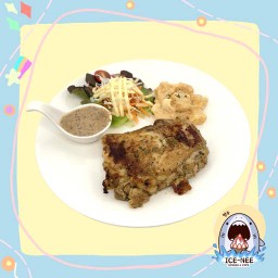 สเต็กไก่พริกไทยดำ