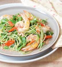 ต้นอ่อนผัดกุ้ง