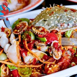 ส้มตำปูม้าสด