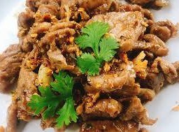 หมูทอดกระเทียม