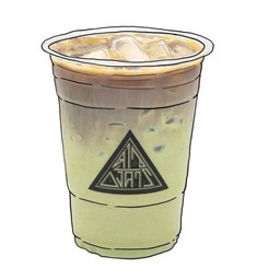 Ice Matcha coffee