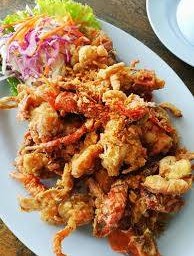 ปูนิ่มทอดกระเทียม