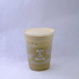 Iced Hojicha latte