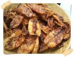 ปลาหมึกแห้งทอด