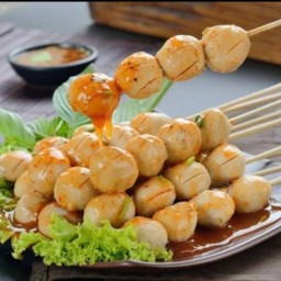 ลูกชิ้นปิ้ง เอ็นหมู 5 ไม้