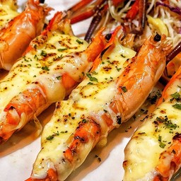 กุ้งแม่น้ำอบชีส