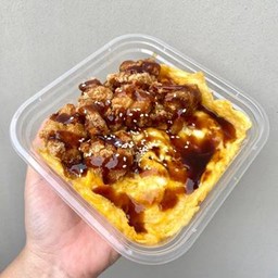 ข้าวไข่ข้นไก่คาราเกะซอสเทอริยากิ