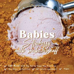 (80g) Babies - Strawberry Mylk Shake & Bisscoff