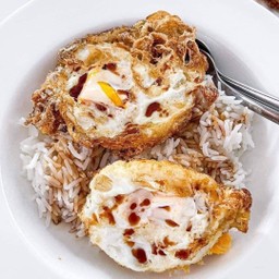 ข้าวไข่เป็ดดาว2ฟอง คลุกซอสแม็ก