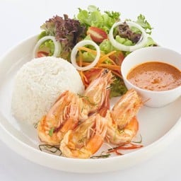 L ข้าวราด ฉู่ฉี่กุ้ง