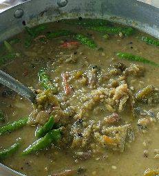 น้ำพริกปลาร้า++ผักต้ม