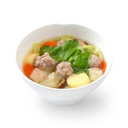 L แกงจืดเยื่อไผ่เต้าหู้ไข่หมูสับ