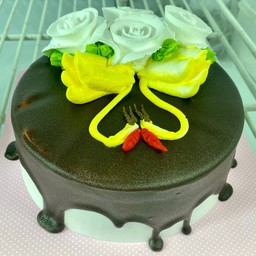 เค้กนมสดหงษ์คู่ (1ปอนด์)