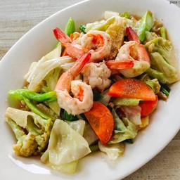 ผัดผักรวม (กับข้าว)