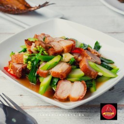 ผัดคะน้าน้ำมันหอย