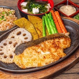 สเต็กปลาบัตเตอร์ฟิช (เซ็ต)