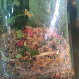 จ้าวปั้นเมี่ยงปลาเผา ตลาดคุณนาย