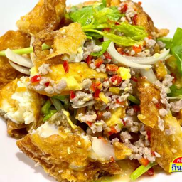 ยำหมูสับไข่ดาว