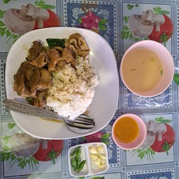ข้าวมันไก่ไหหลำ ข้าวขาหมูฮ่องกง