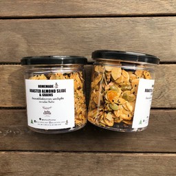 อัลมอนด์สไลด์อบกรอบ และธัญพืช