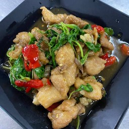 ผัดกะเพราปลา