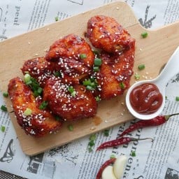 หิวโซล โซเซมะ ไก่ทอด ซอสเกาหลี