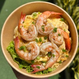 ข้าวไข่ข้นกุ้ง