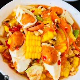 ตำข้าวโพดไข่เค็ม