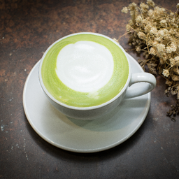 ชาเขียวนม ร้อน