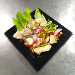 ยำเนื้อปลา