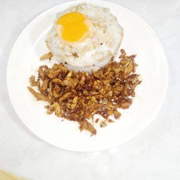 ไก่ทอดกระเทียมราดข้าว(RBH 50B.)