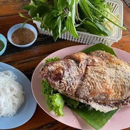 ปลาทับทิมเผาเกลือ