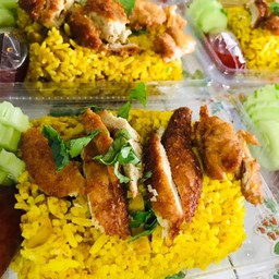 ข้าวหมกไก่เจ