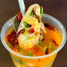 ต้มยำปลานิลน้ำใส (ร้านได้จากไลน์แมน90฿)