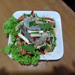 ตำไหลบัว กุังสด