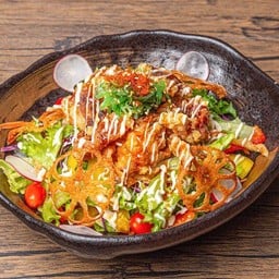 สลัดปูนิ่มทอด