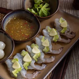 กุ้งแช่น้ำปลา