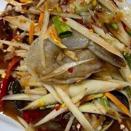 ตำกุ้งสด