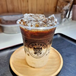 ลาเต้มะพร้าวนมสด