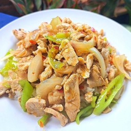ผัดพริกหยวกไก่