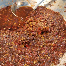 น้ำพริกตาแดงแมงดา