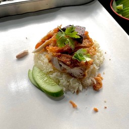 ข้าวมันไก่ทอด