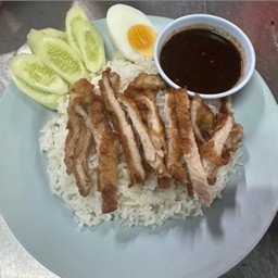 ข้าวหมูทอด