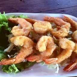 กุ้งชุปแป้งทอด 8 ตัว