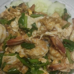 ข้าวแห้งกุ้ง+น้ำจิ่มรสเด็ด ราดข้าว
