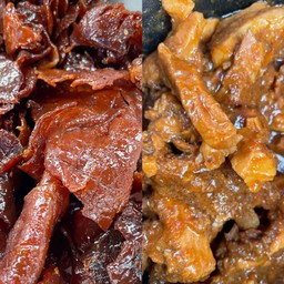 หมูแผ่นผสมหมูหวาน